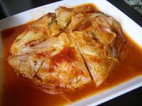 キャベツと豚肉の重ね煮