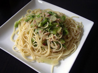 キャベツとツナのスパゲッティ