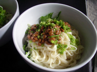 納豆うどん